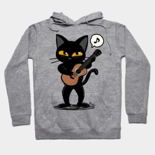 Cat guitar Hoodie